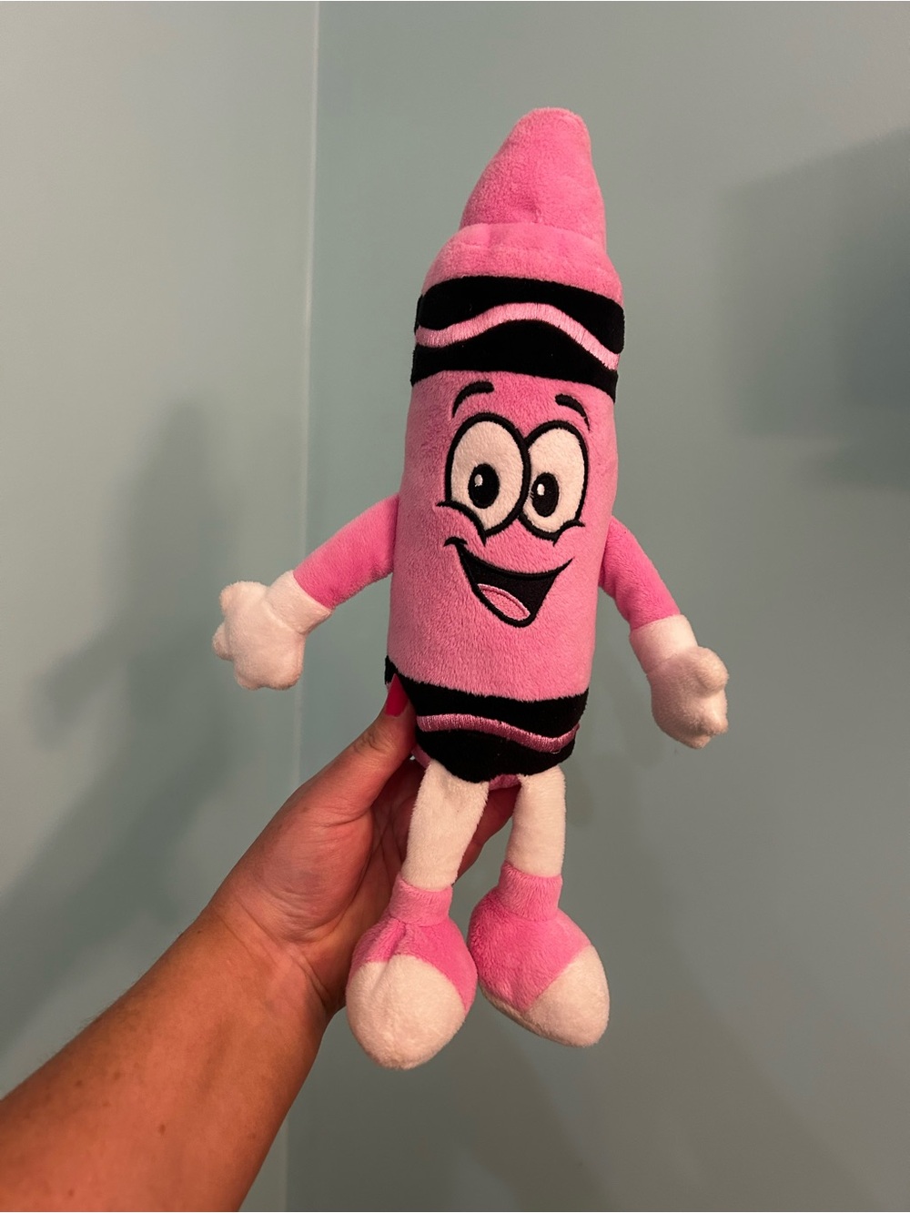 Crayola Experience Tickle Me Pink Crayon Plush 14”